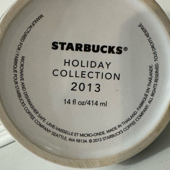 Starbucks 2013 Holiday Collection Mug - Picture 6 of 6